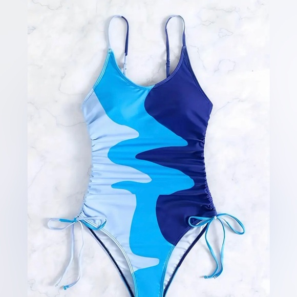 Brand new still in bag trippy bright one piece swimsuit - Picture 2 of 4